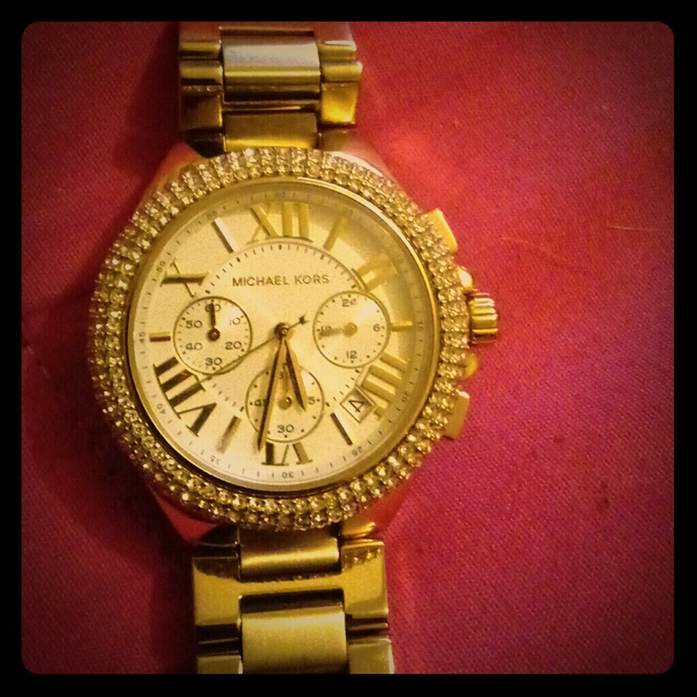 Gold Michael Kors watch